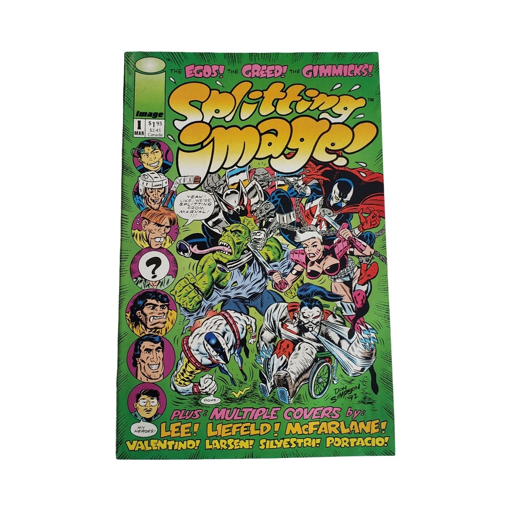 Splitting Image 1 Image Comics 1993 Don Simpson Parody Spawn Youngblood